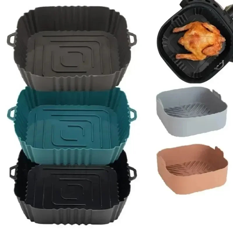 1PC Silicone Air Fryer Basket, - đánh giá và giá Air Fryer