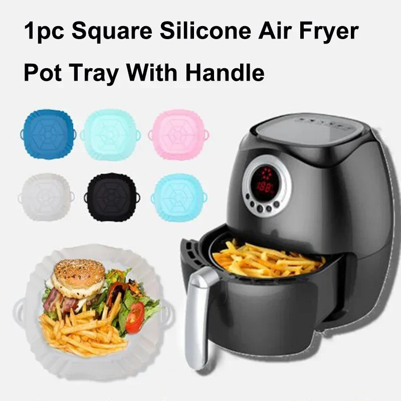 1PC Silicone Air Fryer Basket, - đánh giá và giá Air Fryer