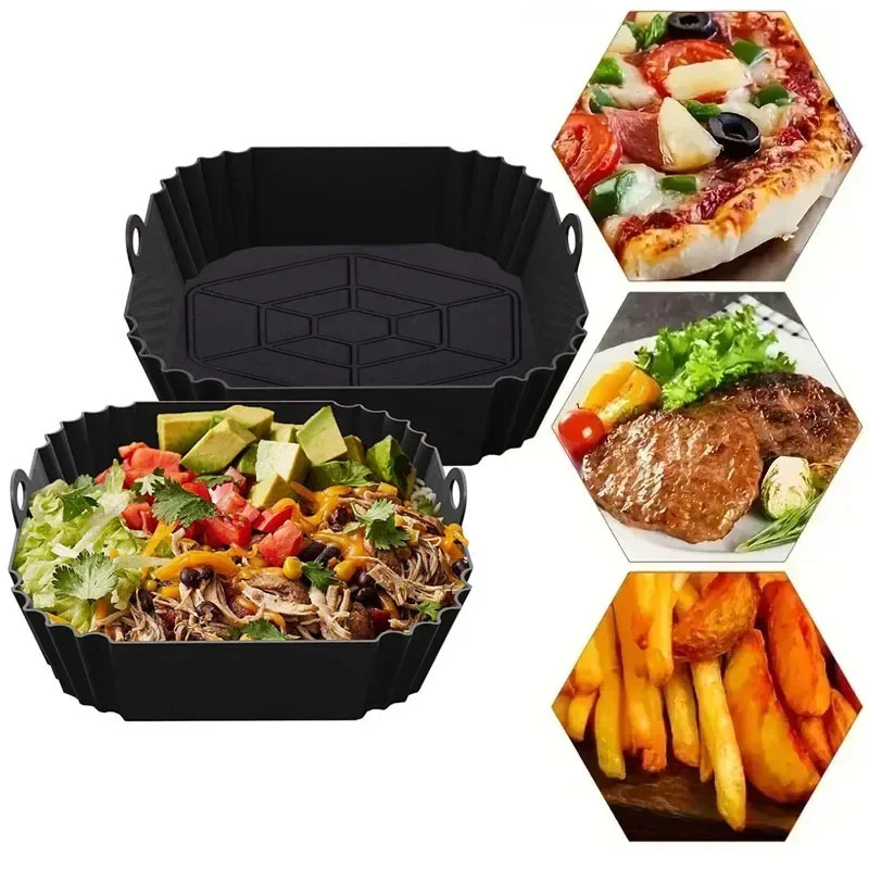 1PC Silicone Air Fryer Basket, - đánh giá và giá Air Fryer