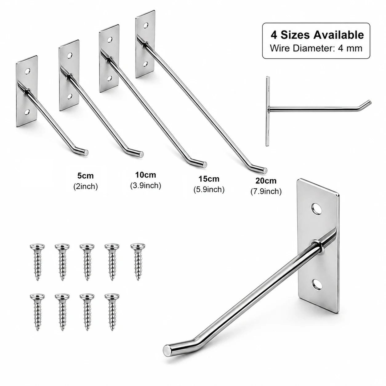 5-25Pcs Wall Mounted Hook With - đánh giá và giá Kitchen Appliances Cabinet